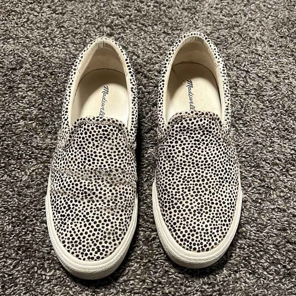Madewell cheetah print slip ones